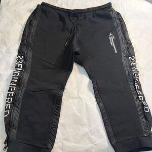 Nike Jordan Engineered 23 For Flight Black Zip Cargo Sweatpants Mens 4XL Active